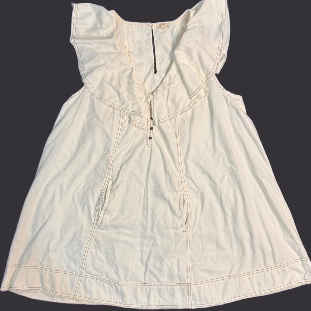 Pilcro Cream Mini Dress